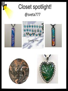 Check out @sveta777 for Beautiful Hand Crafted Jewerly and Wall Art